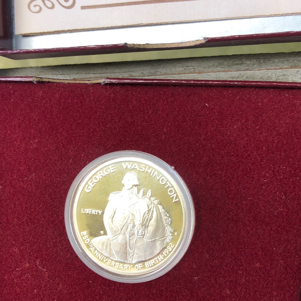 90% silver Washington commemorative half dollars 10 coins - Picture 8 of 15